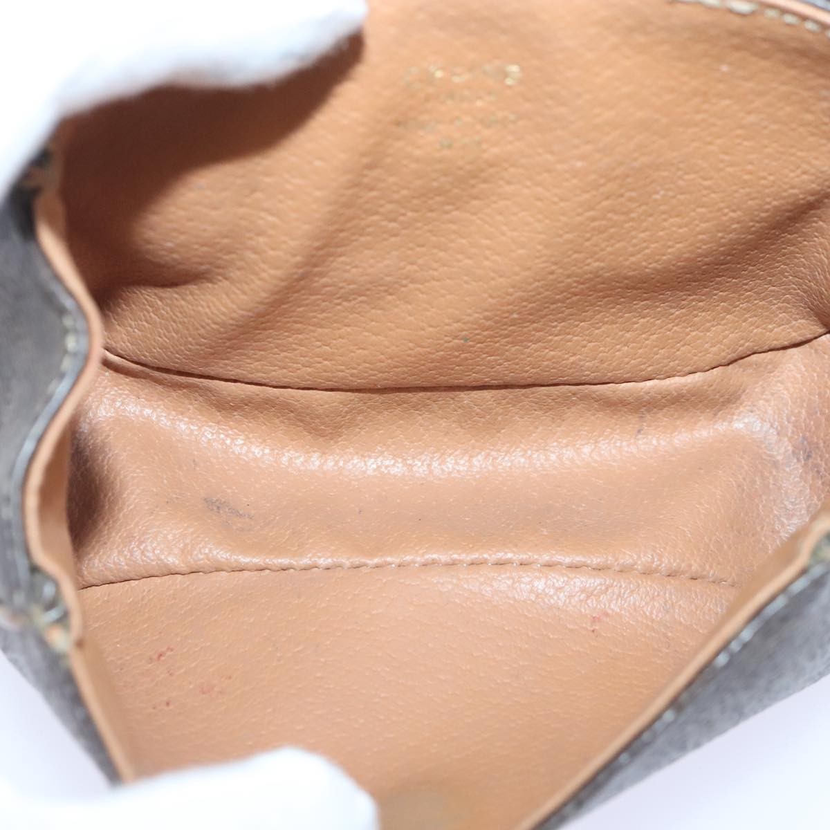 Celine CELINE Macadam Canvas Waist bag PVC Leather Brown Gold Authentic yk15121