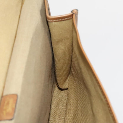 Gucci GUCCI Micro GG Canvas Hand Bag 2way Brown Gold Authentic 121561
