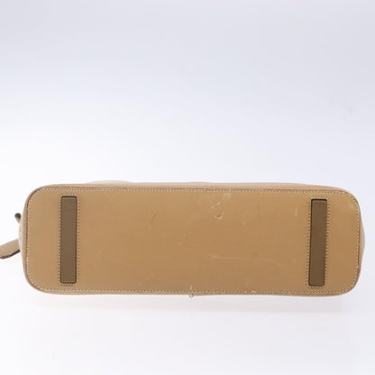 Prada PRADA Shoulder Bag Nylon Leather Beige Authentic bs29050
