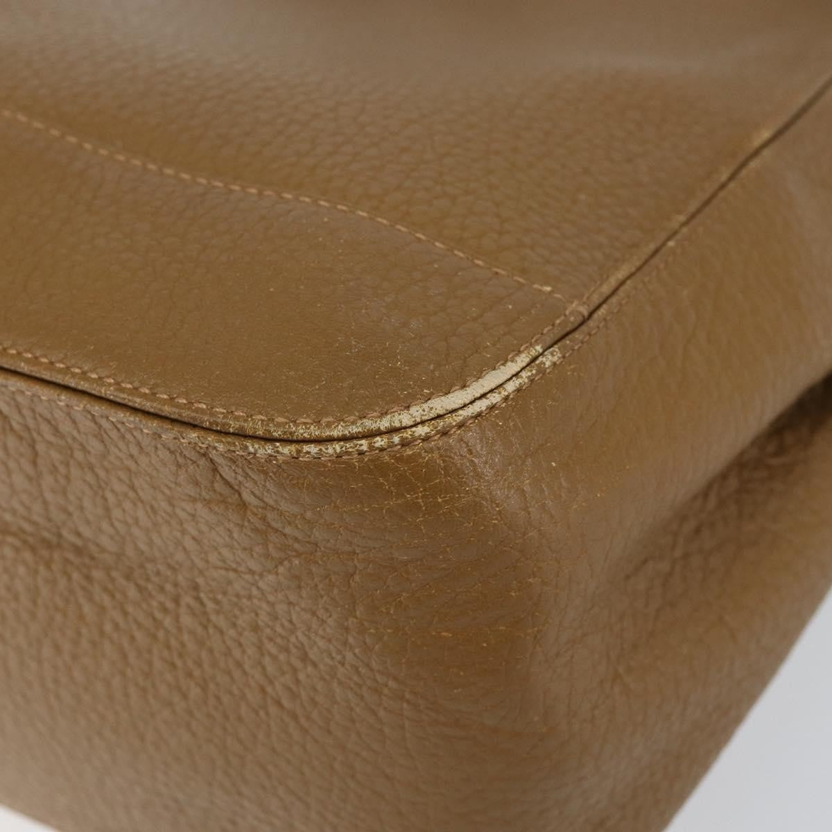 Saint Laurent SAINT LAURENT Hand Bag Leather Brown Authentic 149374