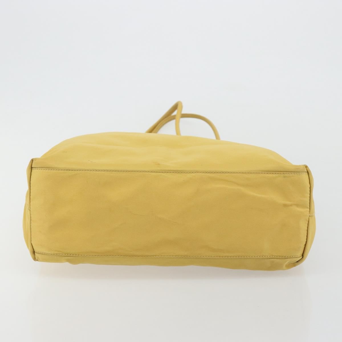 Prada PRADA Tote Bag Nylon Yellow Authentic 181131