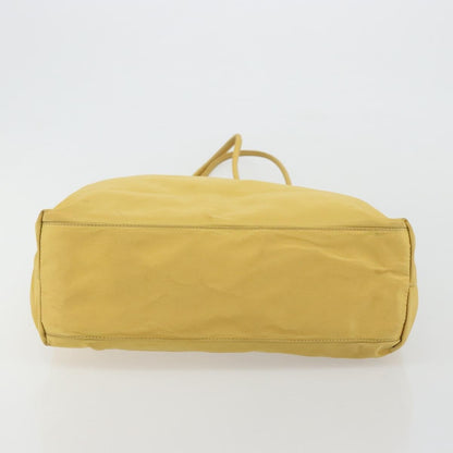 Prada PRADA Tote Bag Nylon Yellow Authentic 181131