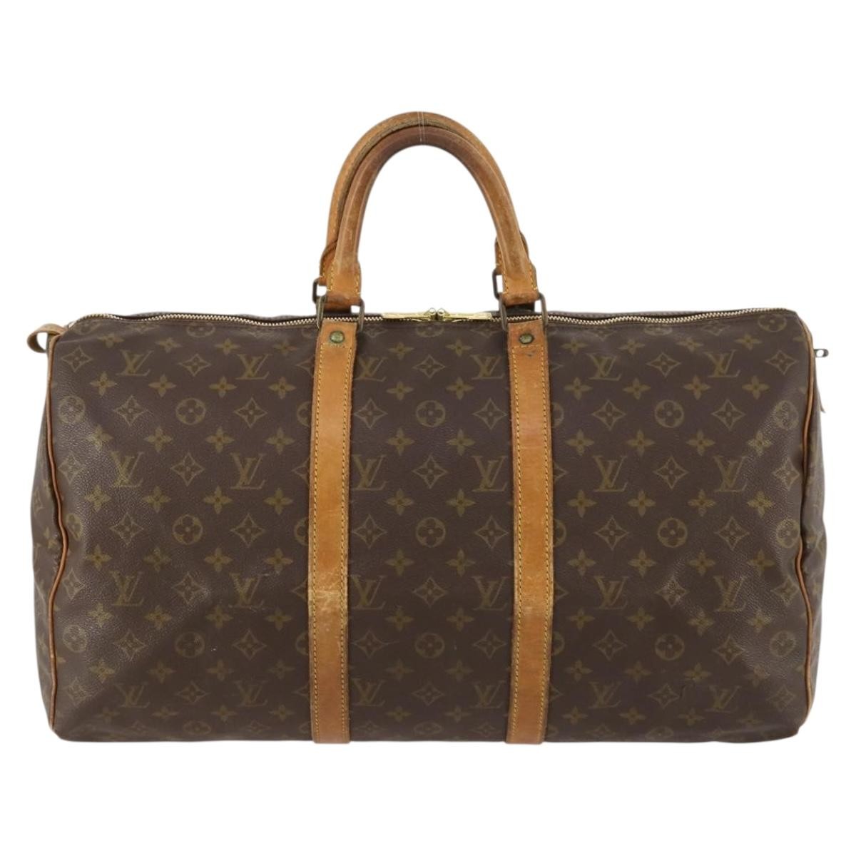 Louis Vuitton LOUIS VUITTON Monogram Keepall 50 Boston Bag M41426 LV Authentic 172549