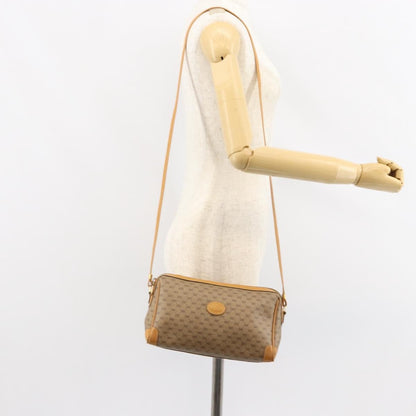 Gucci GUCCI Micro GG Supreme Shoulder Bag PVC Beige Gold Authentic ep11521