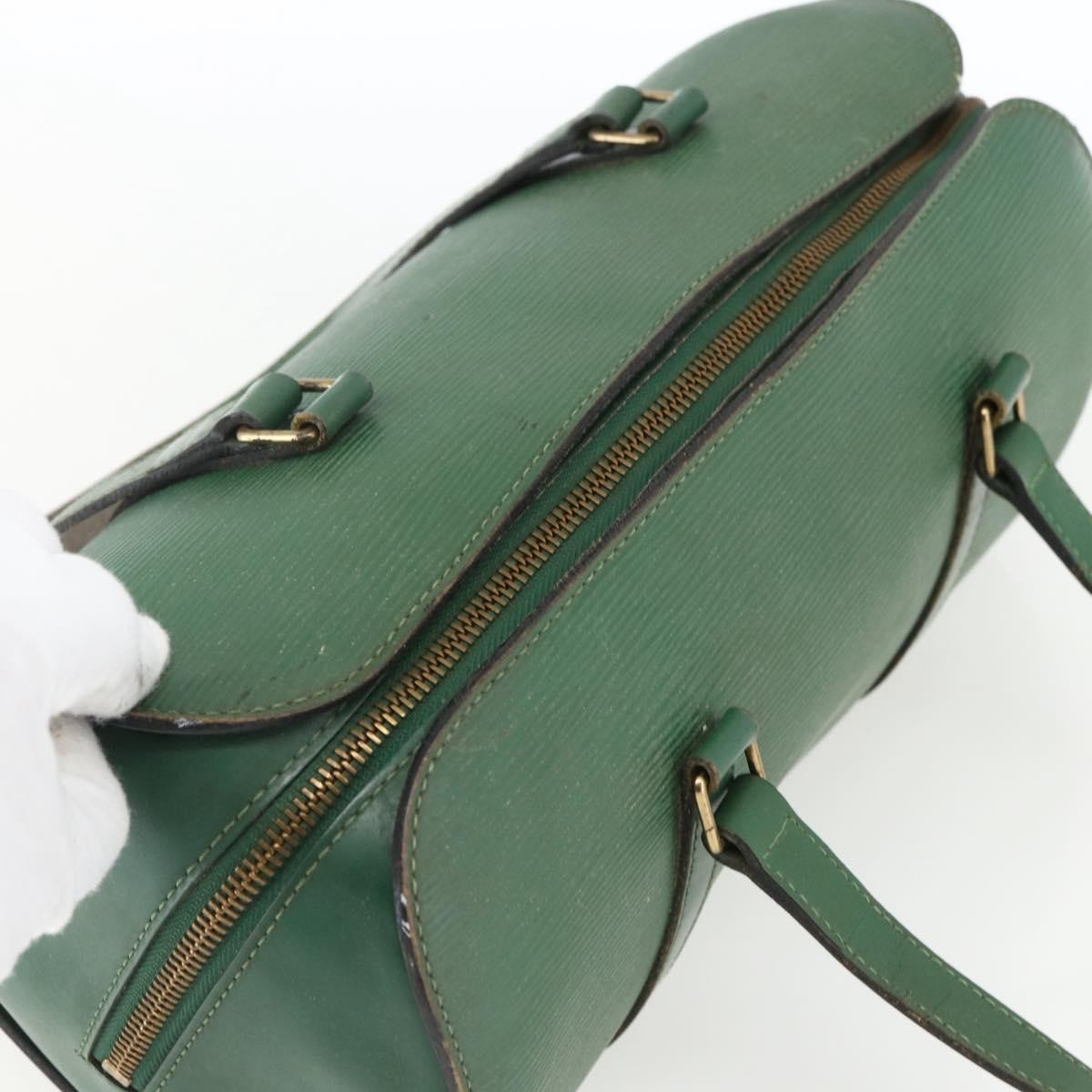 Louis Vuitton LOUIS VUITTON Epi Soufflot Hand Bag Green M52224 LV Authentic 170774