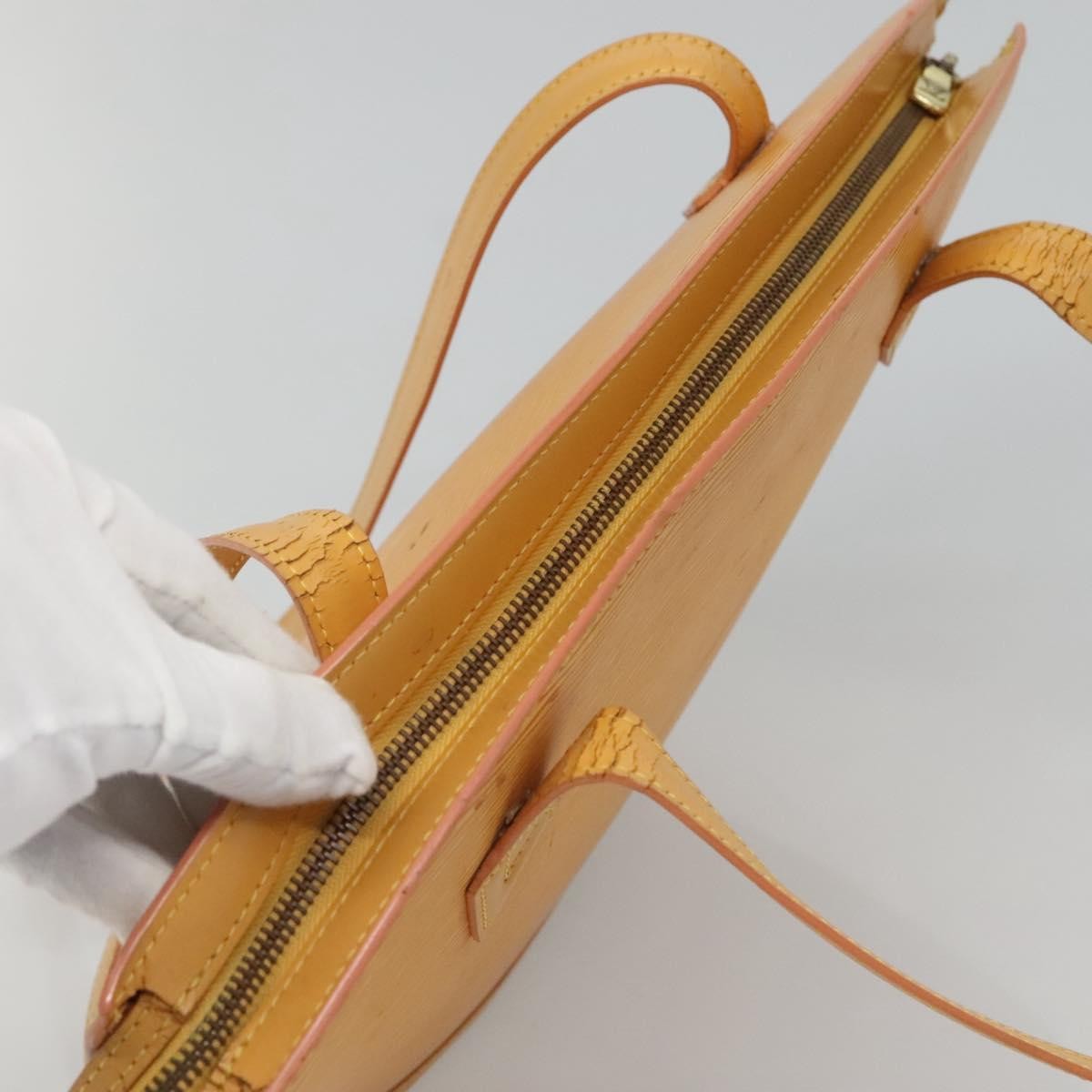 Louis Vuitton LOUIS VUITTON Epi Saint Jacques Poignees Long Bag Yellow M52339 LV Authentic BA2562