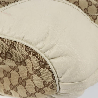 Gucci GUCCI GG Canvas Tote Bag Beige Gold 211954 Authentic 146633