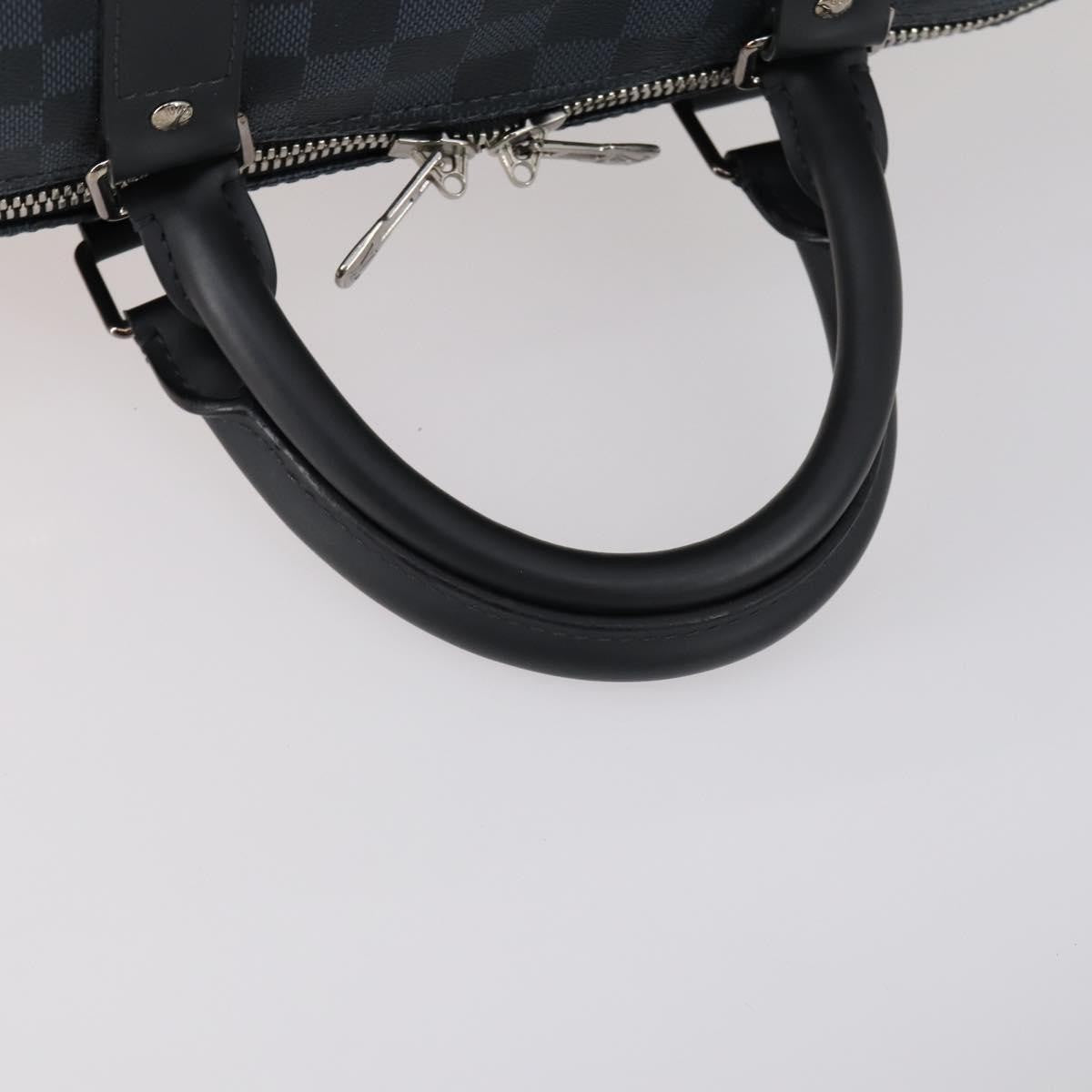 Louis Vuitton LOUIS VUITTON Damier Cobalt Keepall Bandouliere 55 Boston Bag N41356 Authentic 140505
