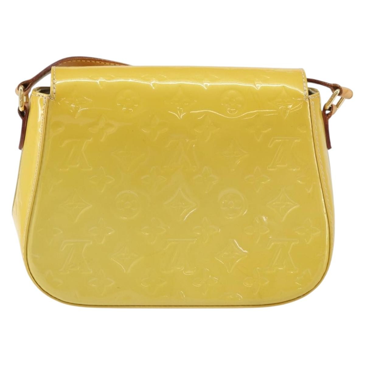Louis Vuitton LOUIS VUITTON Vernis Bell Flower GM Shoulder Bag Broncorail M91706 Authentic BA9045