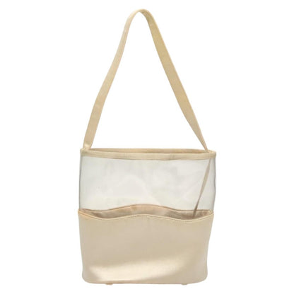 Prada PRADA Hand Bag Vinyl Clear Beige Authentic 118773