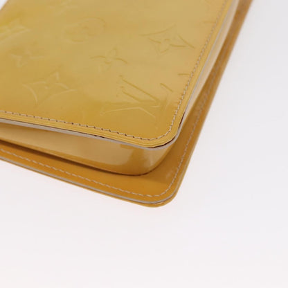 Louis Vuitton LOUIS VUITTON Monogram Vernis Lexington Accessory Pouch Beige M91010 Authentic 165721 Bag