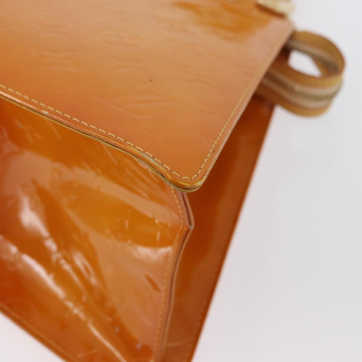 Louis Vuitton LOUIS VUITTON Monogram Vernis Forsyth Hand Bag Jaune M91112 LV Authentic mr2024