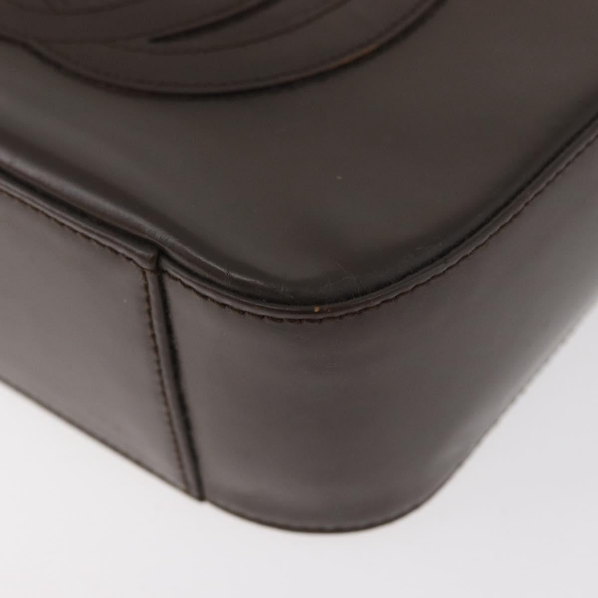 Gucci GUCCI Hand Bag Patent leather Brown Authentic ar13416