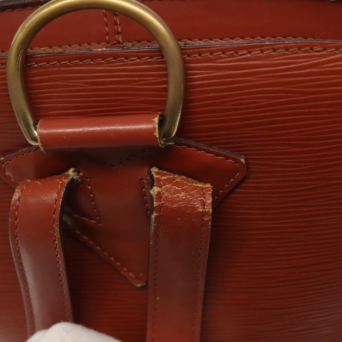 Louis Vuitton LOUIS VUITTON Epi Coblanc Shoulder Bag Brown M52293 LV Authentic BA4973