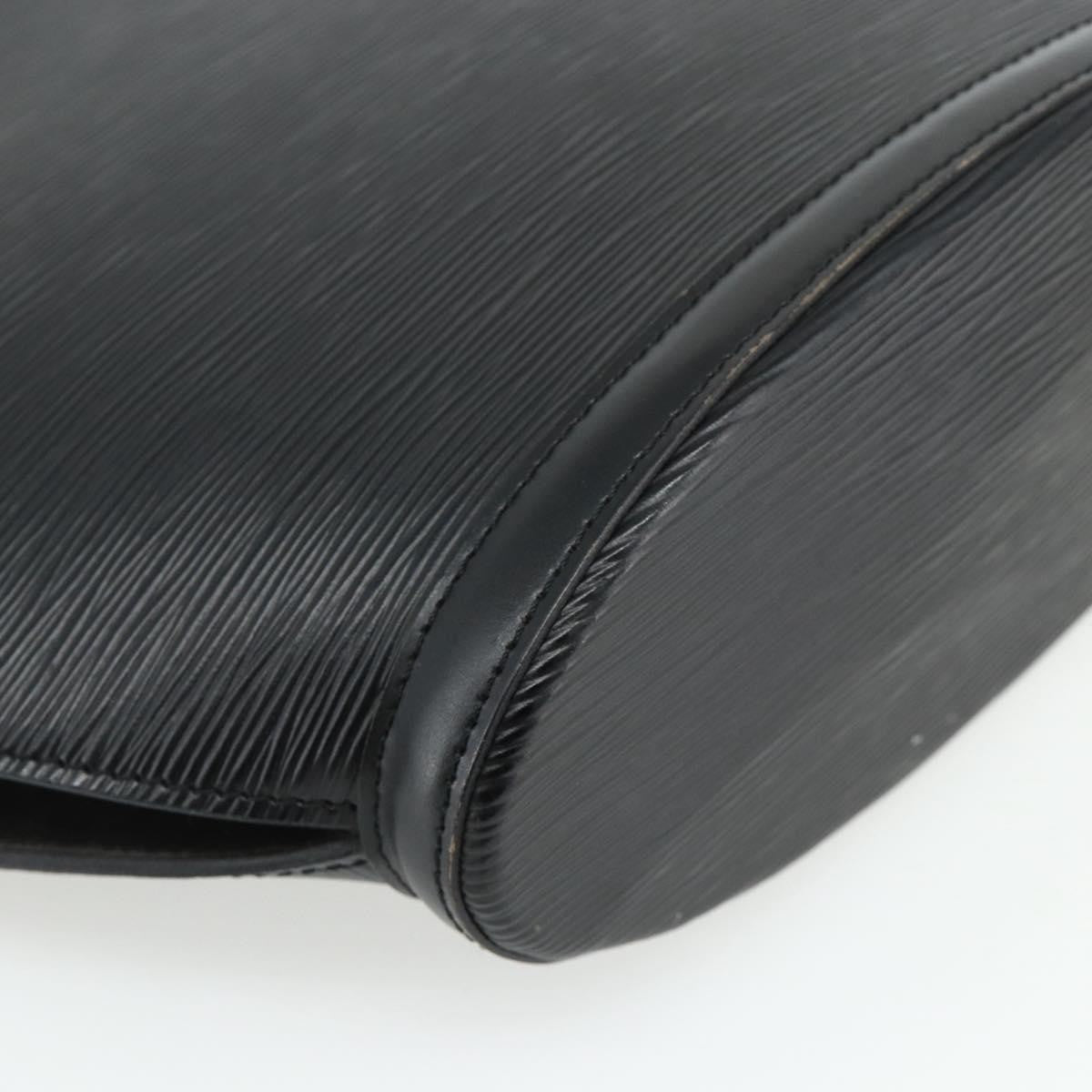Louis Vuitton LOUIS VUITTON Epi Saint Jacques Hand Bag Black M52272 LV Authentic 175051