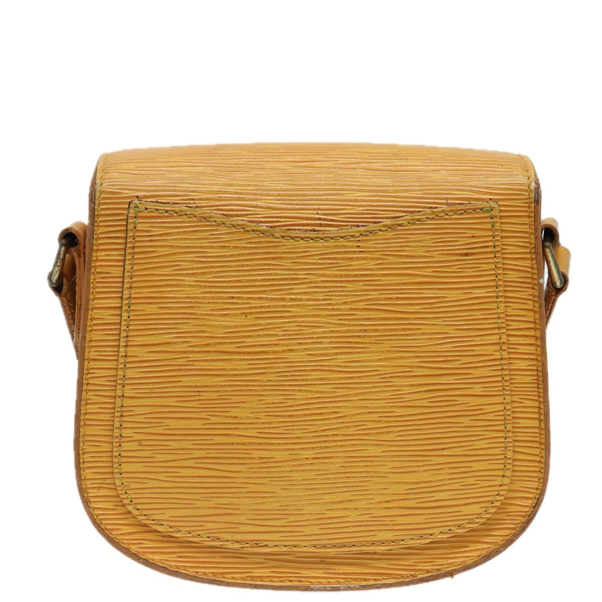 Louis Vuitton LOUIS VUITTON Epi Saint Cloud PM Shoulder Bag Yellow M52219 LV Authentic 83031