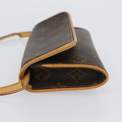 Louis Vuitton LOUIS VUITTON Monogram Pochette Twin PM Shoulder Bag M51854 LV Authentic ka3263