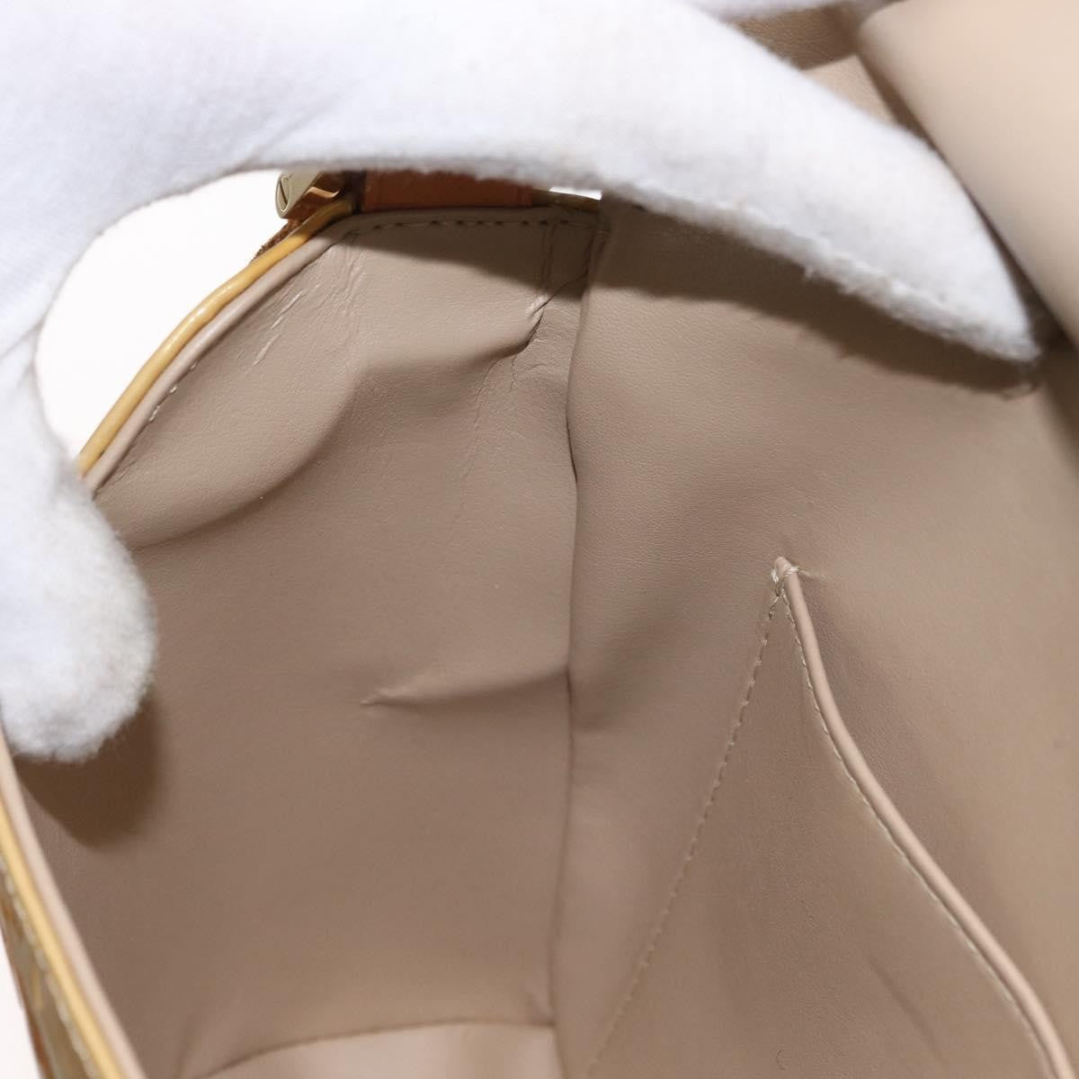 Louis Vuitton LOUIS VUITTON Monogram Vernis Thompson Street Bag Beige M91301 LV Authentic 156991