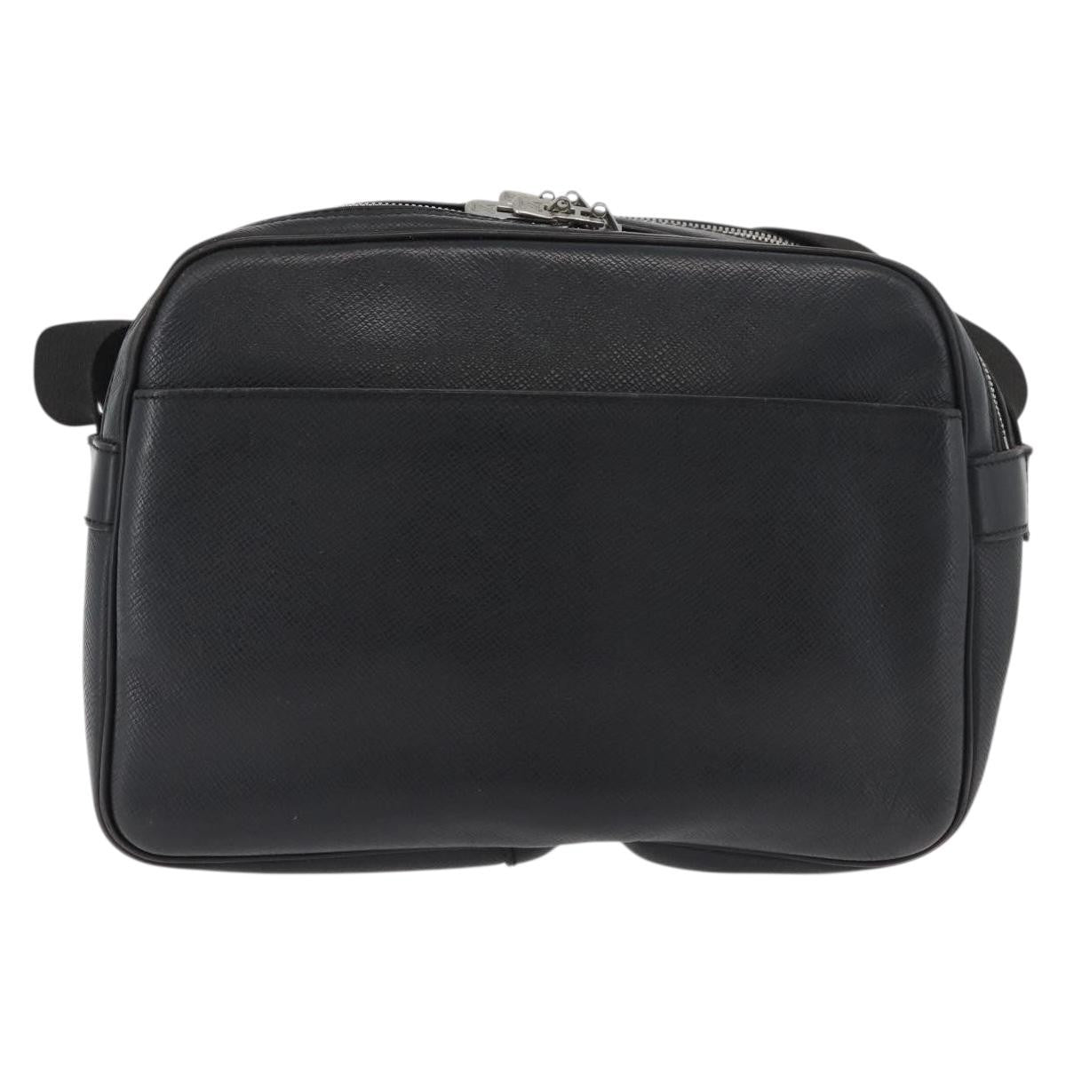 Louis Vuitton LOUIS VUITTON Taiga Reporter PM Shoulder Bag Ardoise M30154 LV Authentic ka3928