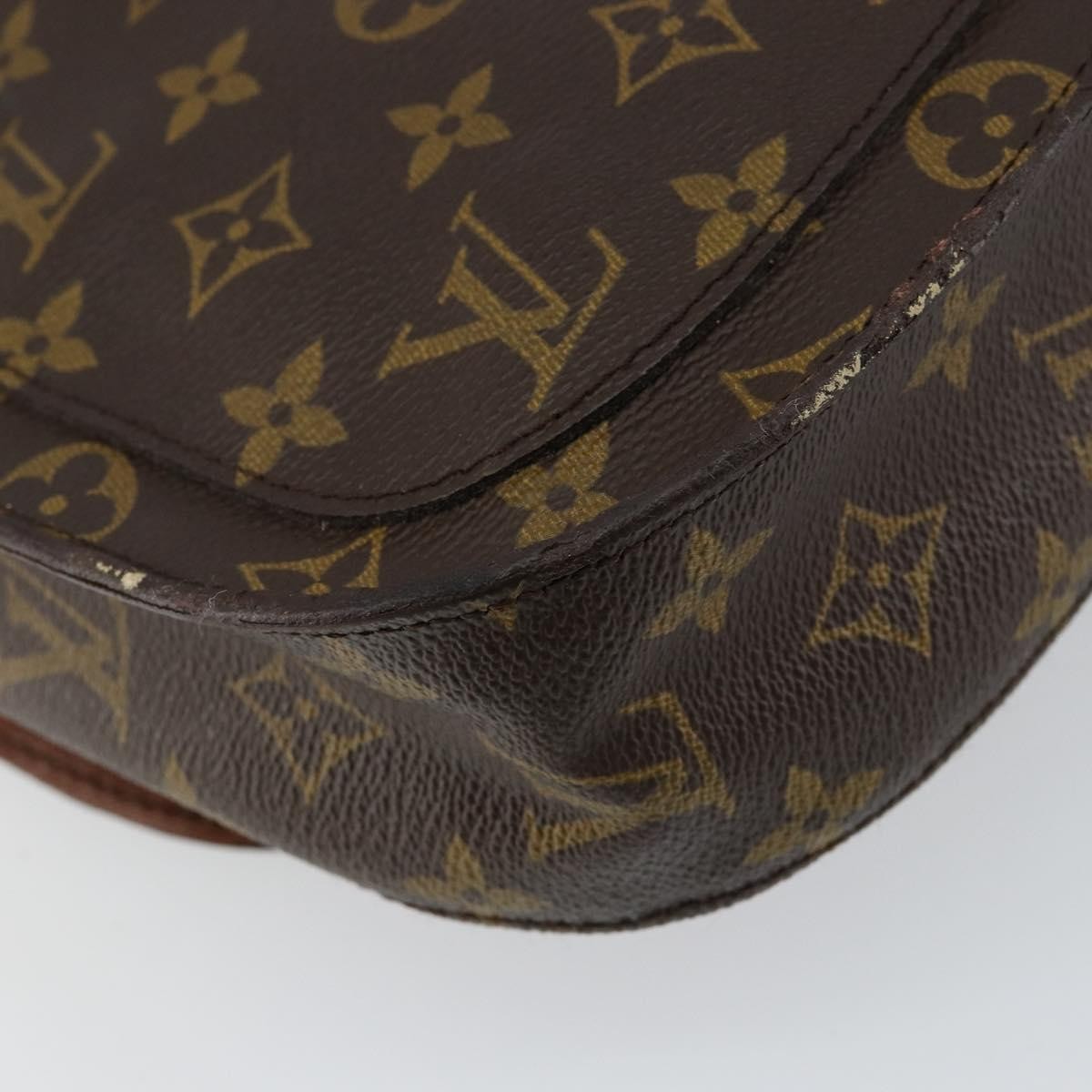 Louis Vuitton LOUIS VUITTON Monogram Saint Cloud GM Shoulder Bag M51242 LV Authentic bs30024