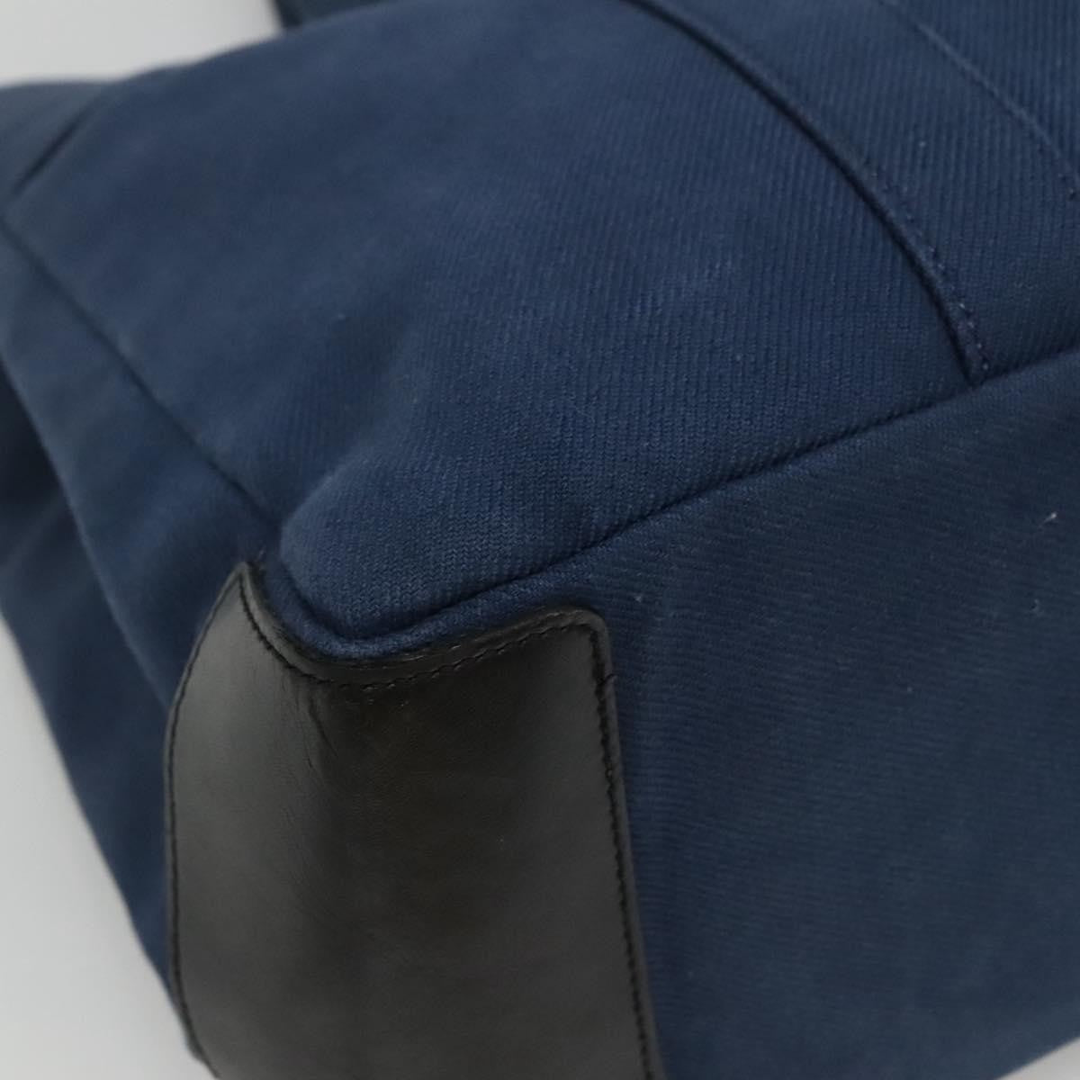 Burberry BURBERRY Blue Label Tote Bag Canvas Blue Authentic ti2869