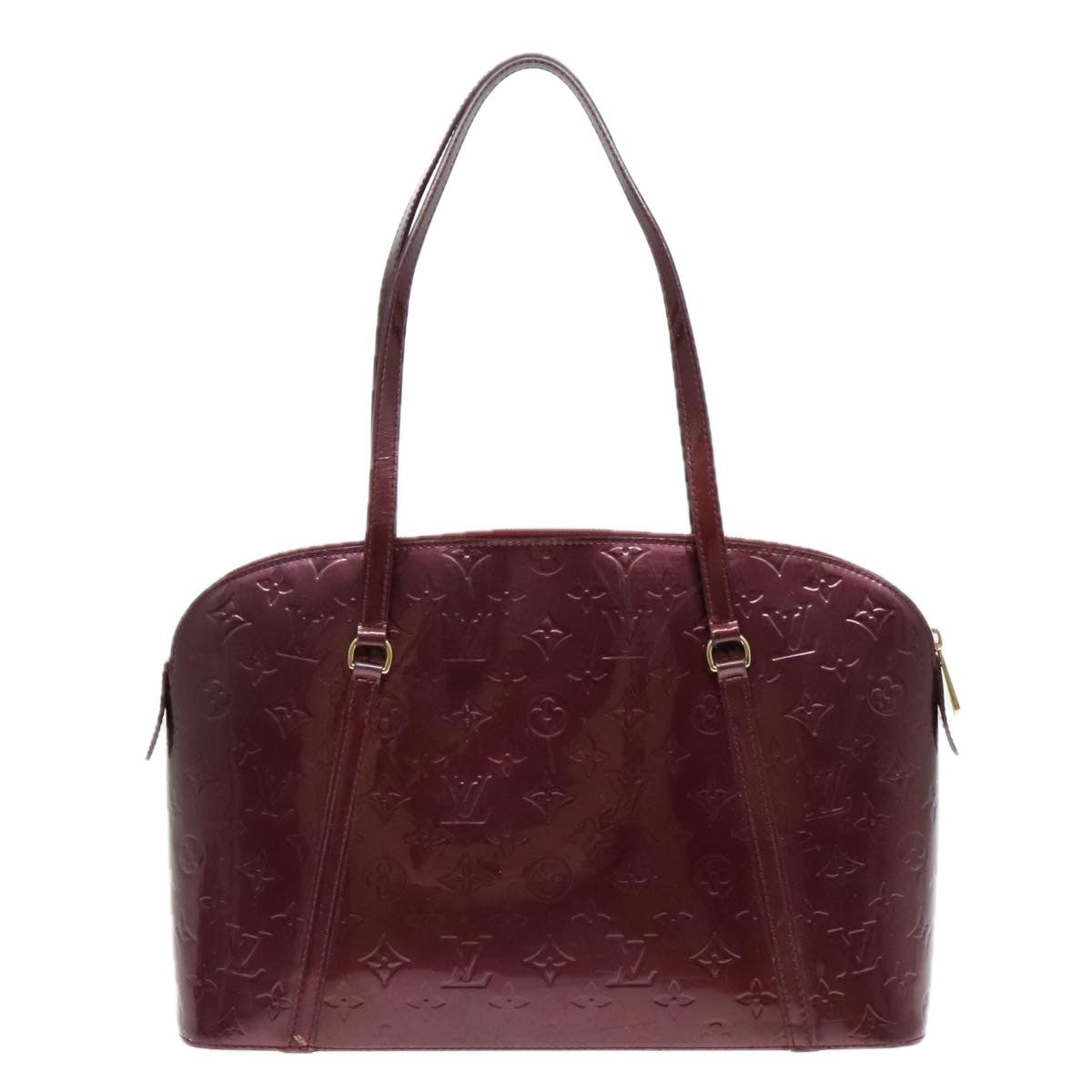 Louis Vuitton LOUIS VUITTON Monogram Vernis Avalon zip Hand Bag Amarante M91594 LV Authentic mr482