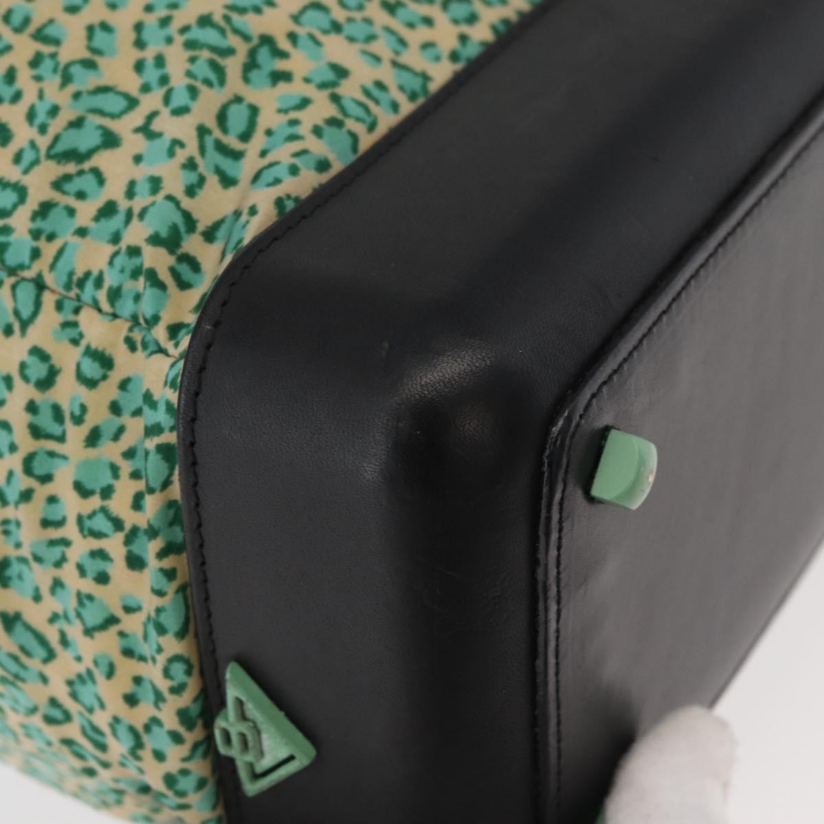 BOTTEGAVENETA BOTTEGAVENETA BOTTEGA VENETA Hand Bag Nylon Leather Green Authentic 171524