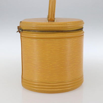 Louis Vuitton LOUIS VUITTON Epi Cannes Hand Bag Yellow M48039 LV Authentic BA10743