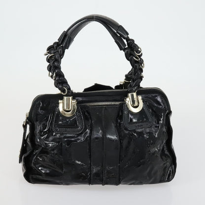 Chloé Chloé Chloe Tote Bag Leather 2 Set Black Beige Authentic bs31501