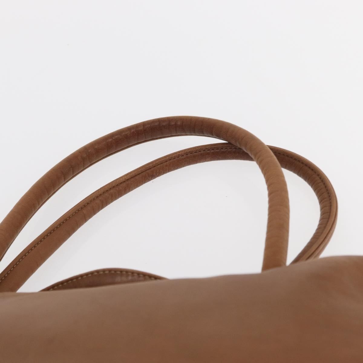 Loewe LOEWE Anagram Tote Bag Leather Brown Gold Authentic 151671