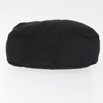 Prada PRADA Hand Bag Nylon Black Silver Authentic bs35154