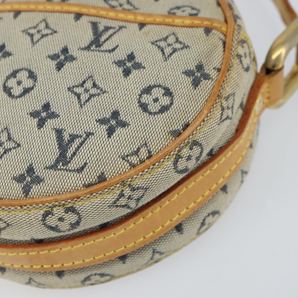 Louis Vuitton LOUIS VUITTON Monogram Mini Jeanne PM Shoulder Bag Blue M92001 LV Authentic 164196