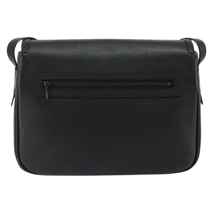 Burberrys Burberrys Nova Check Shoulder Bag Leather Black Gold Authentic bs30325
