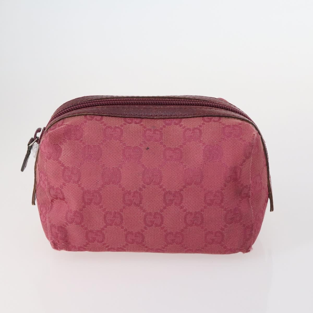Fendi FENDI Bulgari Gucci GG Canvas Pouch Canvas 3 Set Black Beige pink Authentic am9226 Bag