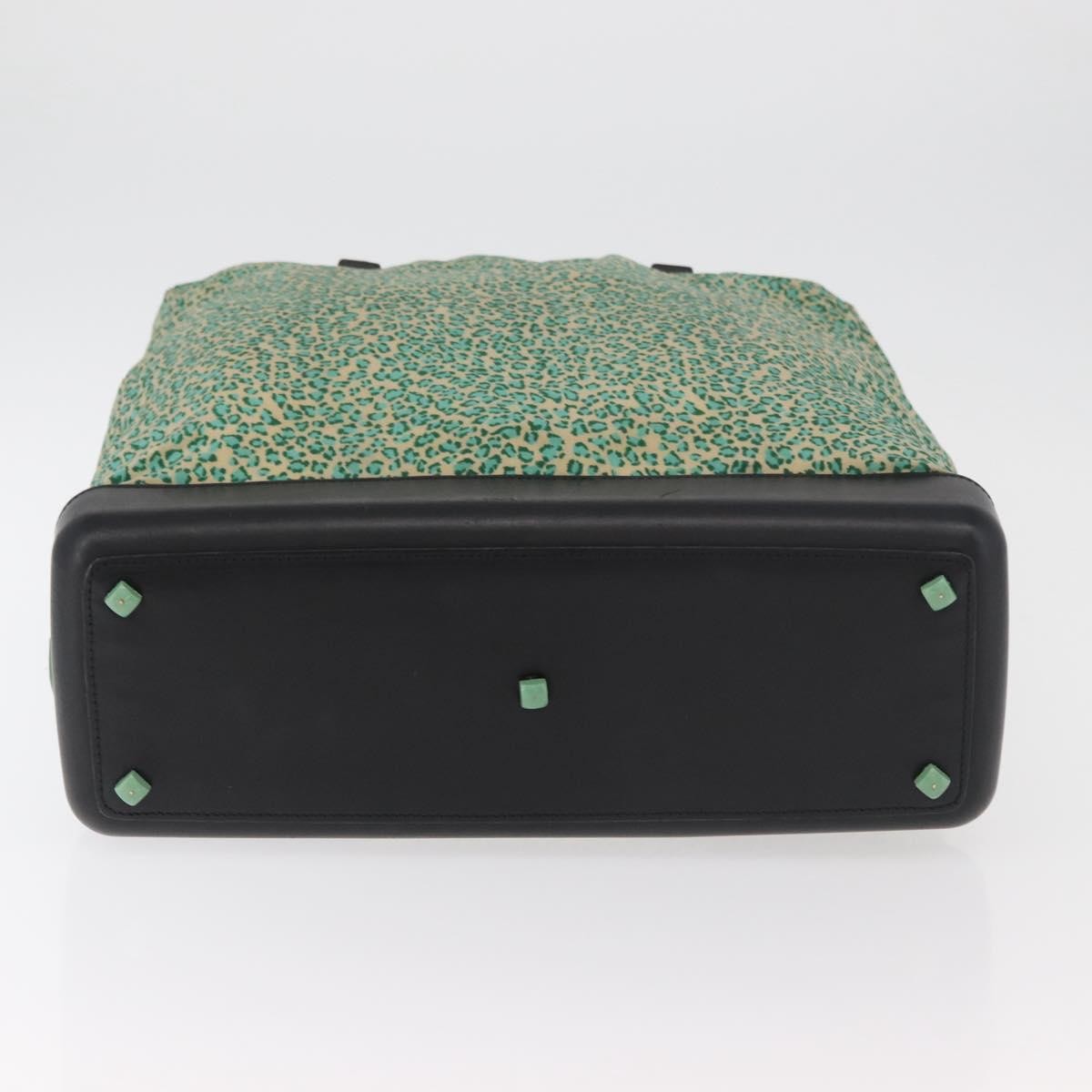 BOTTEGAVENETA BOTTEGAVENETA BOTTEGA VENETA Hand Bag Nylon Leather Green Authentic 171524