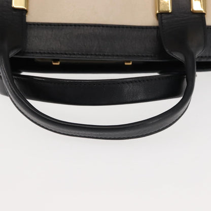 Chloé Chloé Chloe Little Alice Hand Bag Leather 2way White Gold Authentic am9323
