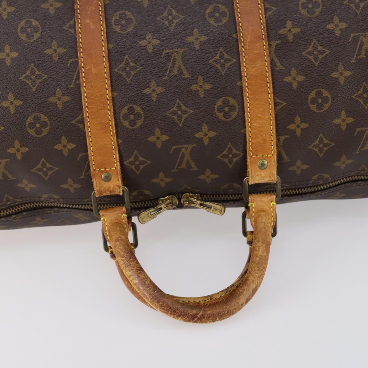 Louis Vuitton LOUIS VUITTON Monogram Keepall Bandouliere 55 Boston Bag M41414 LV Authentic bs29746