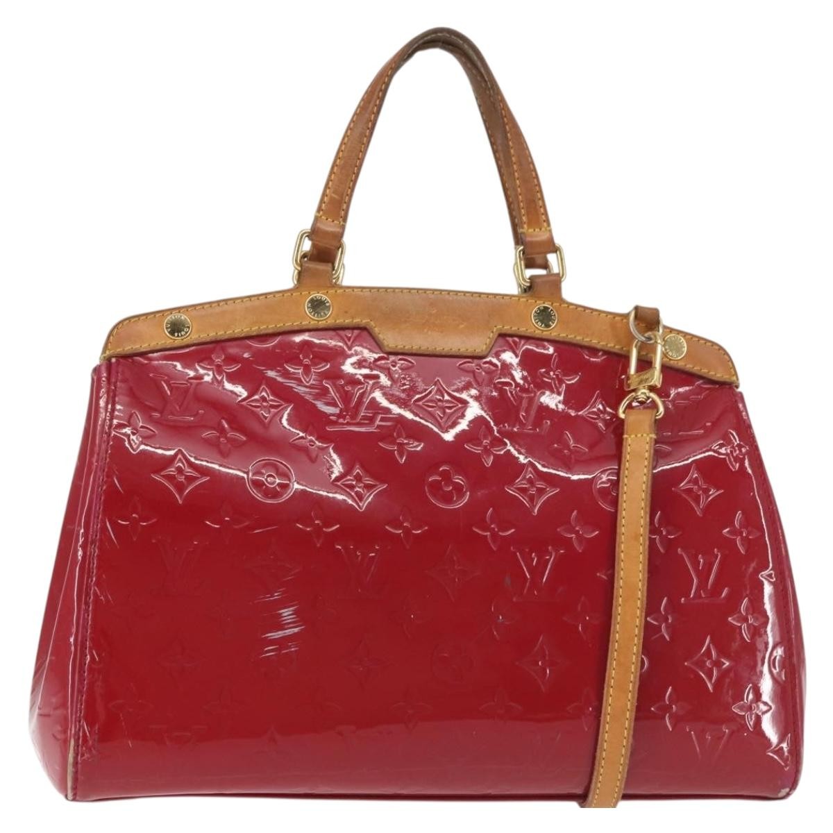 Louis Vuitton LOUIS VUITTON Monogram Vernis Blair MM Hand Bag 2way Slys M90179 LV Authentic BA6037