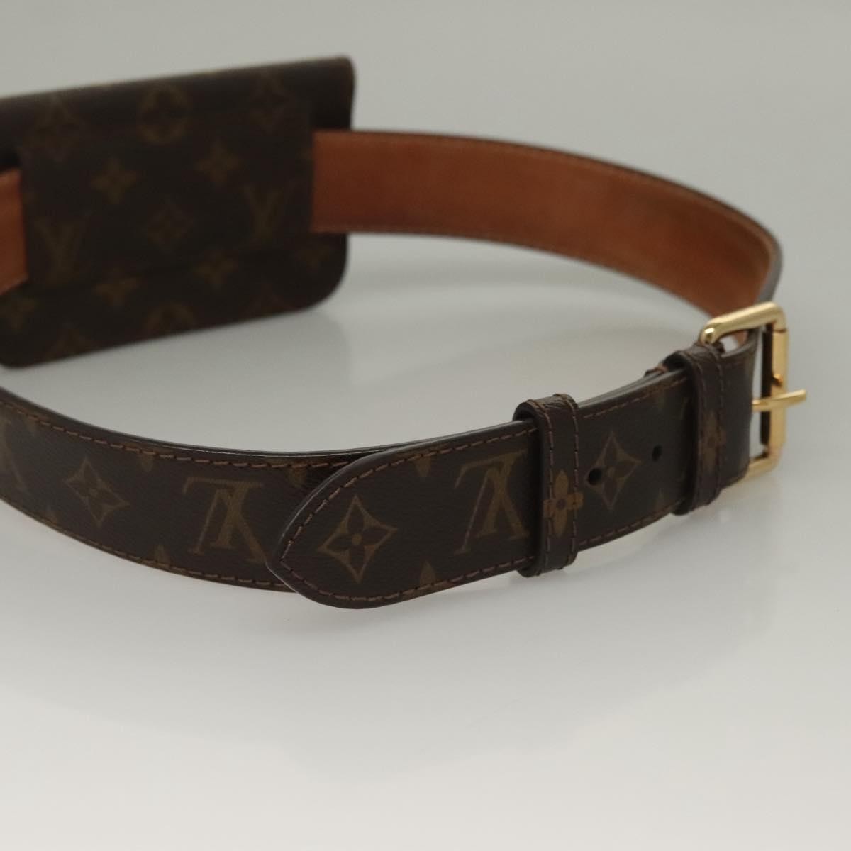 Louis Vuitton LOUIS VUITTON Monogram Ceinture Pochette Solo Waist bag M6948W LV Authentic ki5888