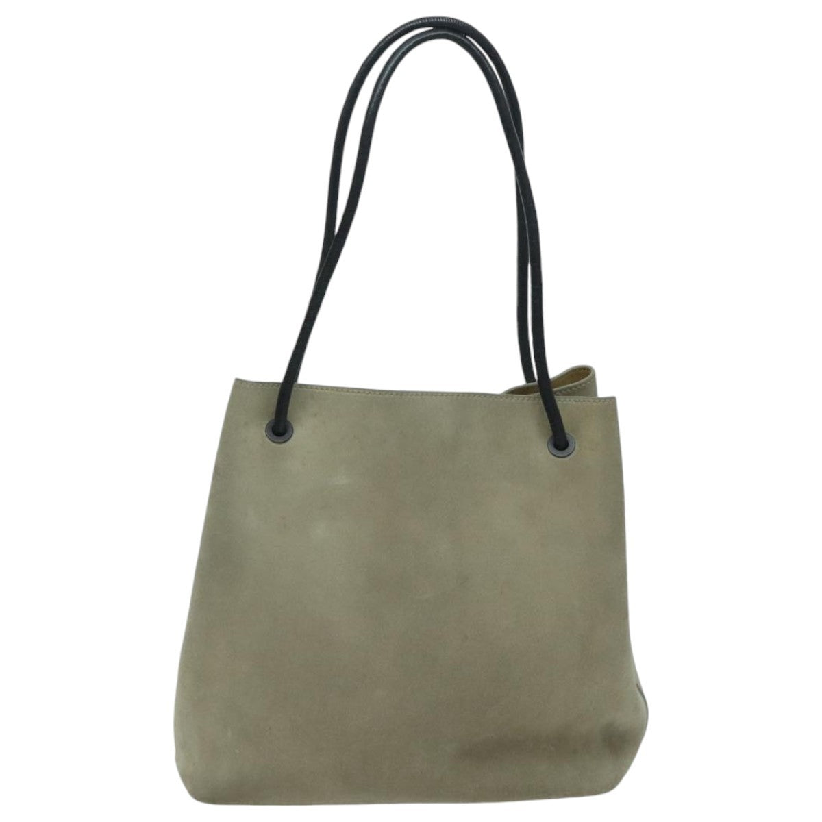Gucci GUCCI Shoulder Bag Suede Beige 101341 Authentic 96679