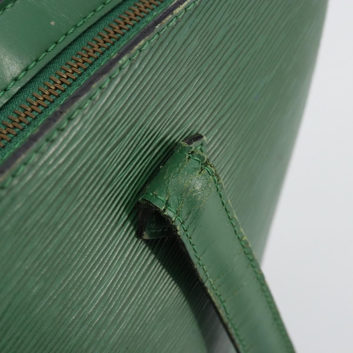 Louis Vuitton LOUIS VUITTON Epi Saint Jacques Hand Bag Green M52274 LV Authentic 168866