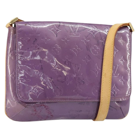 Louis Vuitton LOUIS VUITTON Monogram Vernis Thompson Street Bag Viole M91095 LV Authentic 161428