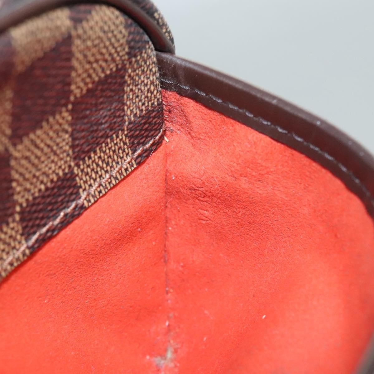Louis Vuitton LOUIS VUITTON Damier Ebene Pochette Ipanema Shoulder Bag N51296 LV Authentic 120073