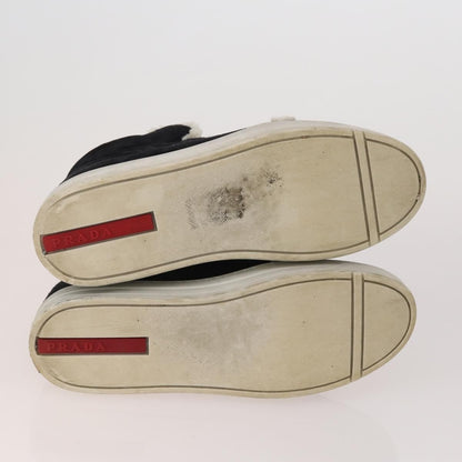 Prada PRADA Shoes Suede Leather 5 Set Brown black Authentic 174775 Bag