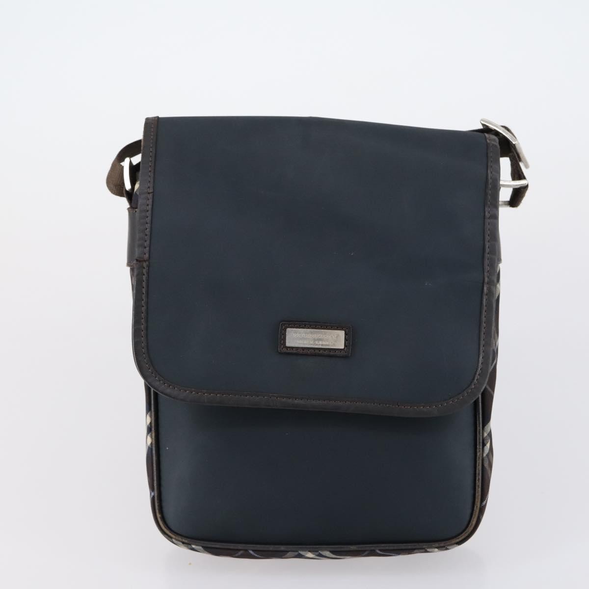 Burberry BURBERRY Nova Check Shoulder Bag Nylon Canvas 4 Set Beige Brown black Authentic 1...
