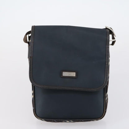 Burberry BURBERRY Nova Check Shoulder Bag Nylon Canvas 4 Set Beige Brown black Authentic 1...