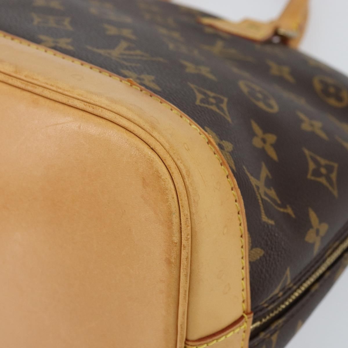 Louis Vuitton LOUIS VUITTON Monogram Alma Hand Bag M51130 LV Authentic 149986