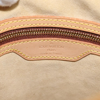Louis Vuitton LOUIS VUITTON Nomad leather Bucket PM Shoulder Bag Beige M85001 LV Authentic 80351