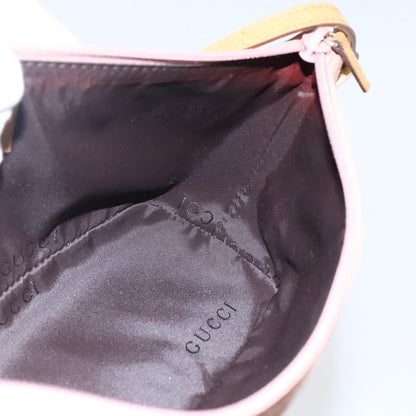 Gucci GUCCI Accessory Pouch Suede Pink Gold 039 1103 Authentic 173549 Bag