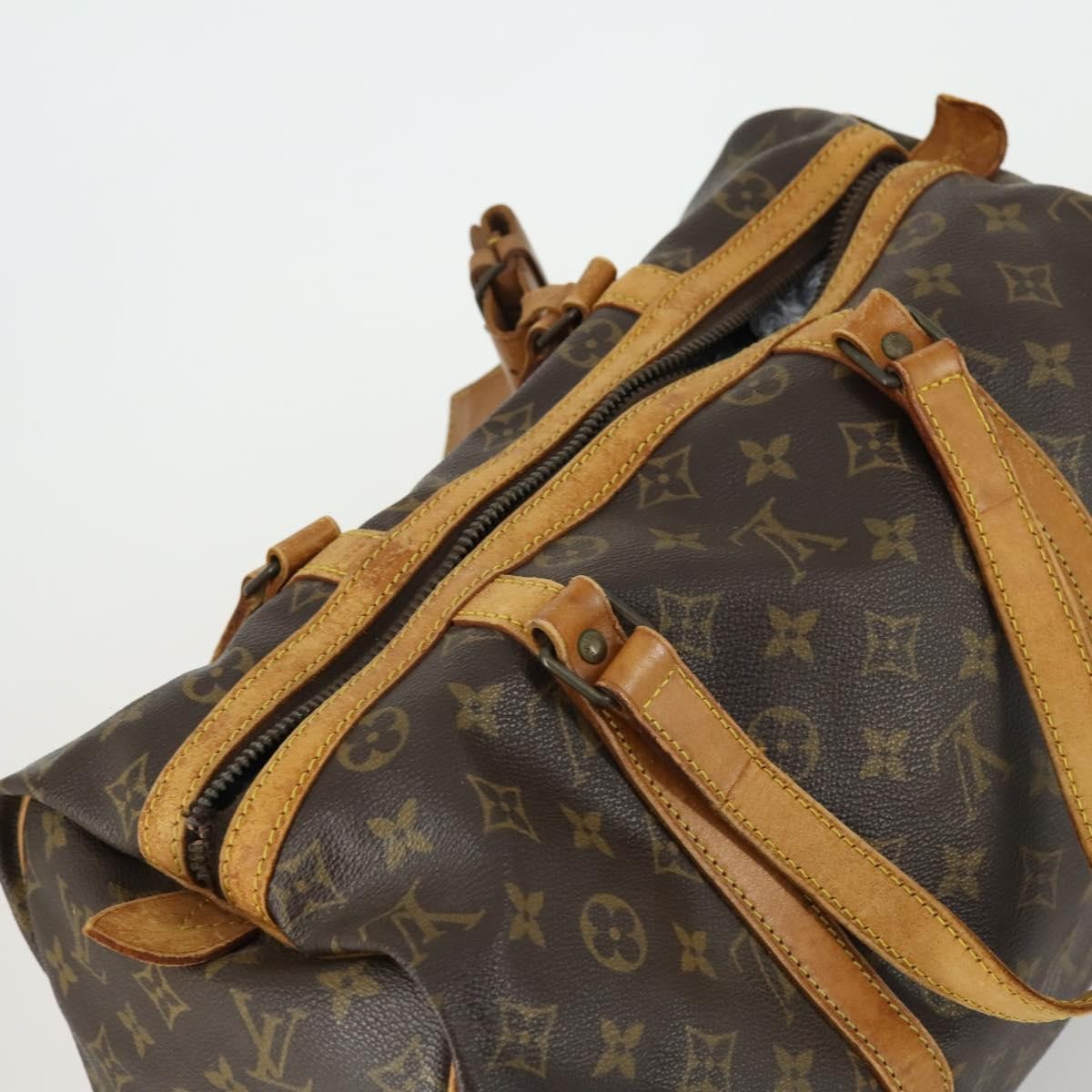 Louis Vuitton LOUIS VUITTON Monogram Sac Souple 35 Boston Bag M41626 LV Authentic 159661